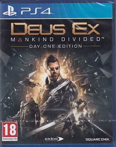 Deus Ex - Mankind Divided - Day One Edition - PS4 - I folie (AA Grade) (Genbrug)